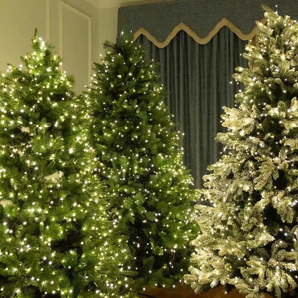 50m LED String Lights - 500 LED Warm White - IP44 Waterproof - Remote Control - 8 Lighting Modes - Christmas Tree Decoration - Outdoor - Wedding - Party