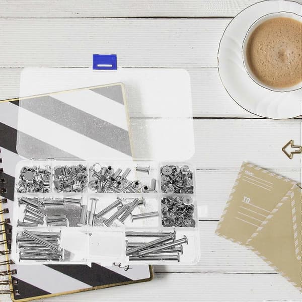 80pcs Album Scrapbook Extension Posts - Replacement Binding Screws for Refillable Photo Album with Post Binding