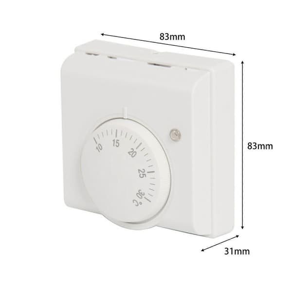 Durable White Central Heating Room Temperature Replacement Thermostat Mechanical Stat - SFYGV_tfrf