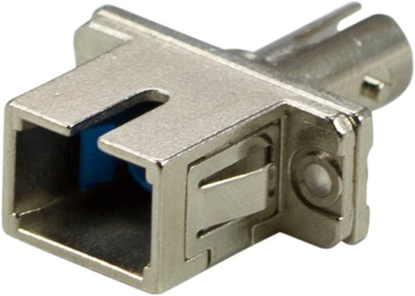 Kuituliitin snap-in, 1xSC-ST, monimuoto, simplex, metalli Silver