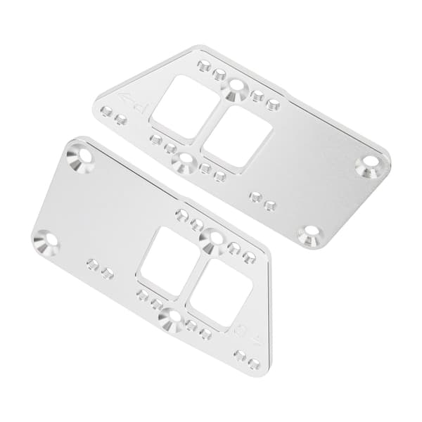 2 Engine Mount Conversion Plate Aluminum Alloy for Chevrolet LS1 LS2 LS3 LS6 LS Engine
