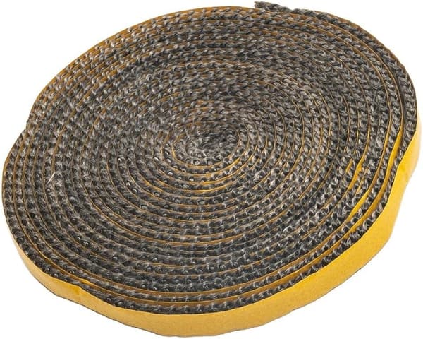 Dørtape 4m Tykkelse Pejs Glasforsegling Længde 10mm Bredde 2mm