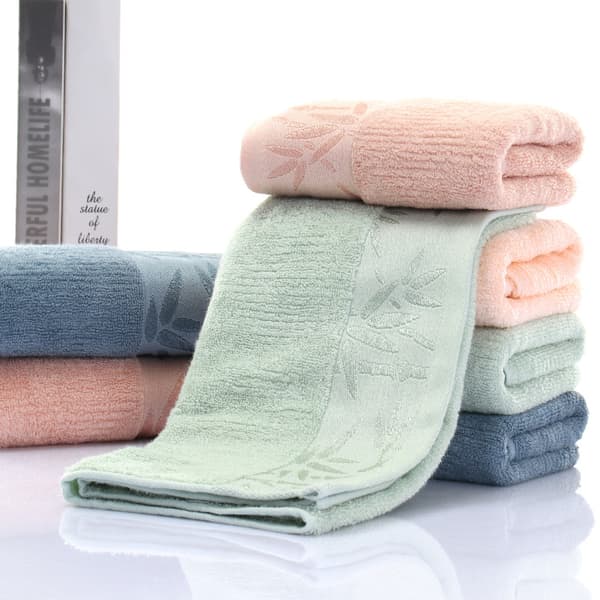 Sett med 4 stk 33 * 74 cm bambusfiber Mao bambusfiberhåndklær