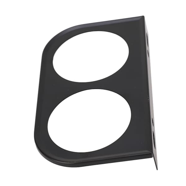 2-hulls målerpanel 2-1/16 tommer 52MM Universal metall bilmåler montering dashbord svart-FF-