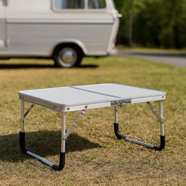 Fällbart lättvikts campingbord i aluminium 1000 1000