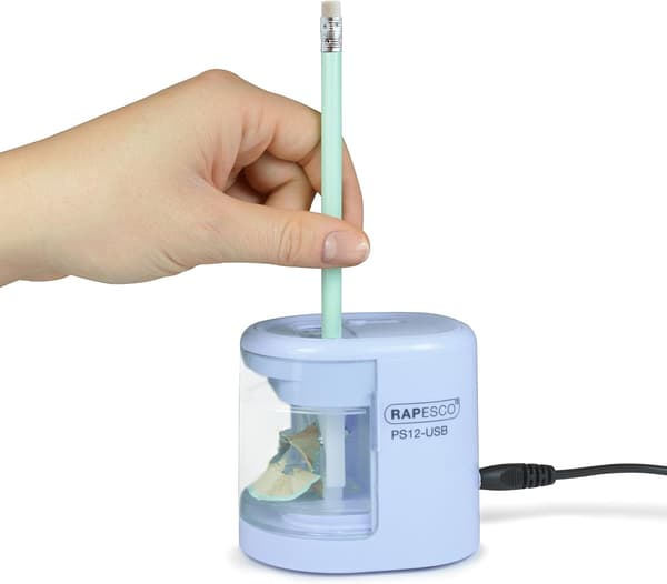 USB Electric Pencil Sharpener, Blue