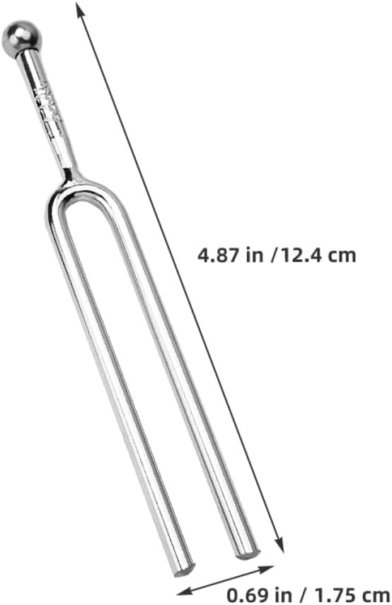 3 stk. A 440 Hz stemmegafler til violin og erhu i rustfrit stål