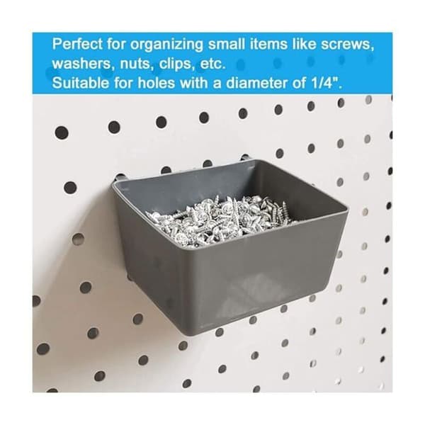 Pegboard Tool Holder with Hooks, Bins, Locks, Pegs, for Organizing Various Tools, 80 Hooks Odipie