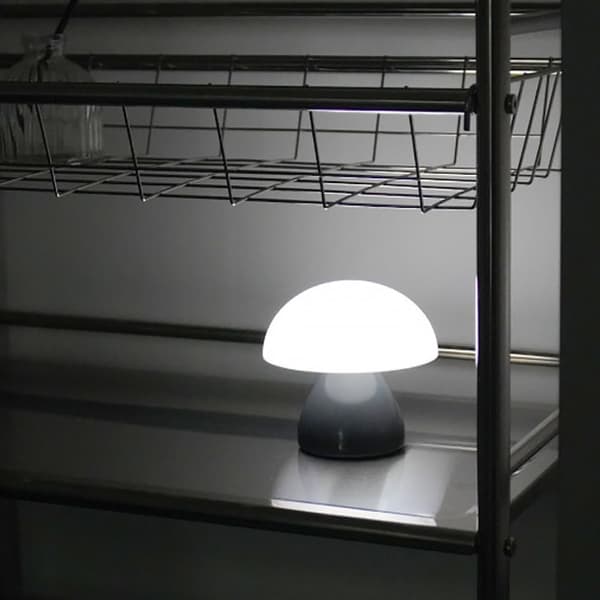 Sopp Nattlampe Soverom Nattbordslampe Bordlampe Varmhvit