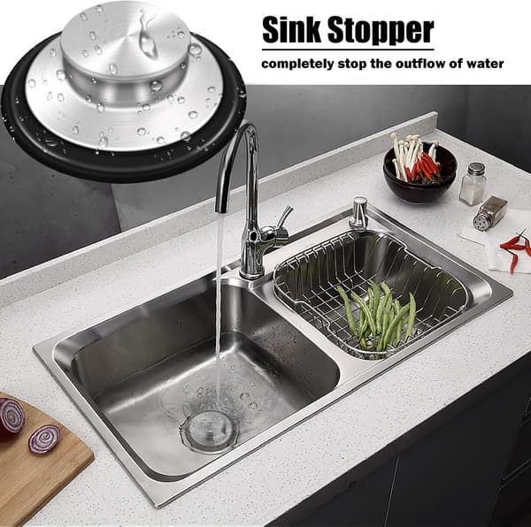 Vaskprop 3,35 tommer Køkken Rustfrit Stål Affaldskværn Vaskprop til Insinkerator Kitchenaid Waste King Kohler