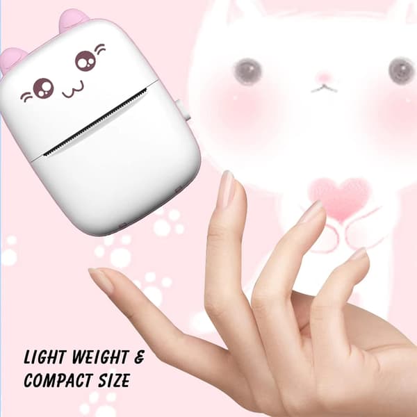 Bærbar fotoprinter, trådløs BT Mini Instant fotoprinter,
