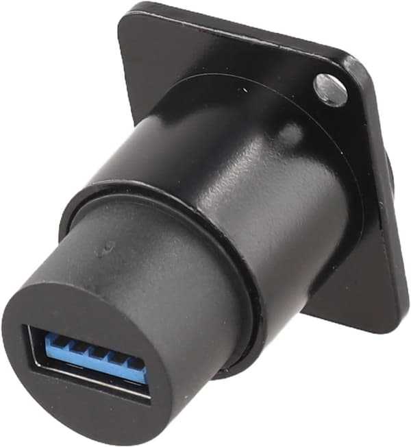 Designet USB 3.0 til sæt pakke med effektivt han-kobling, problemfri forbindelse til forskellige enheder, to (sort) sort Black