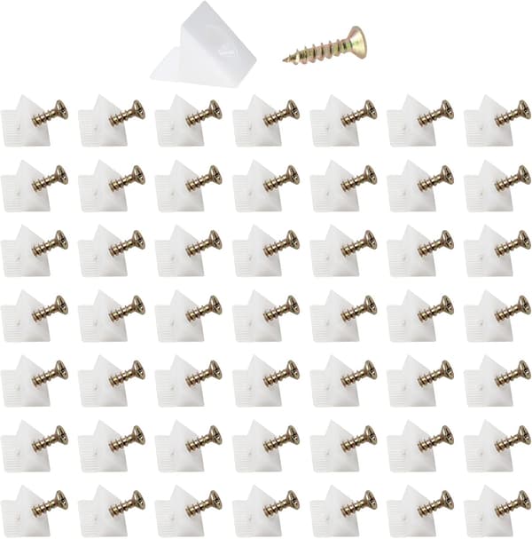 50-pack lådreparationssats byråbottenfixering 50-pack vit