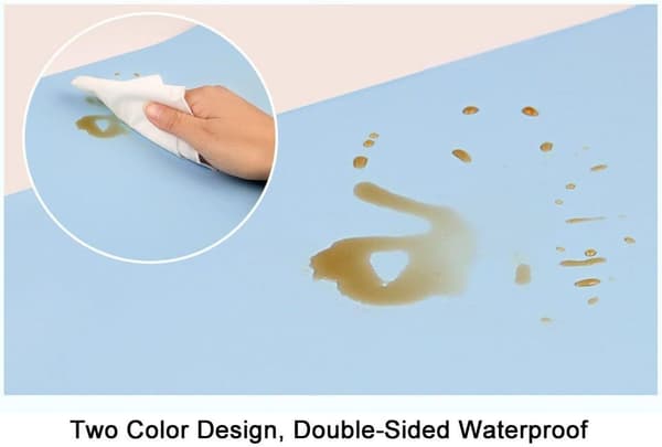 Large mouse pad, 800 x 400 x 2 mm, ultra-thin, non-slip and waterproof