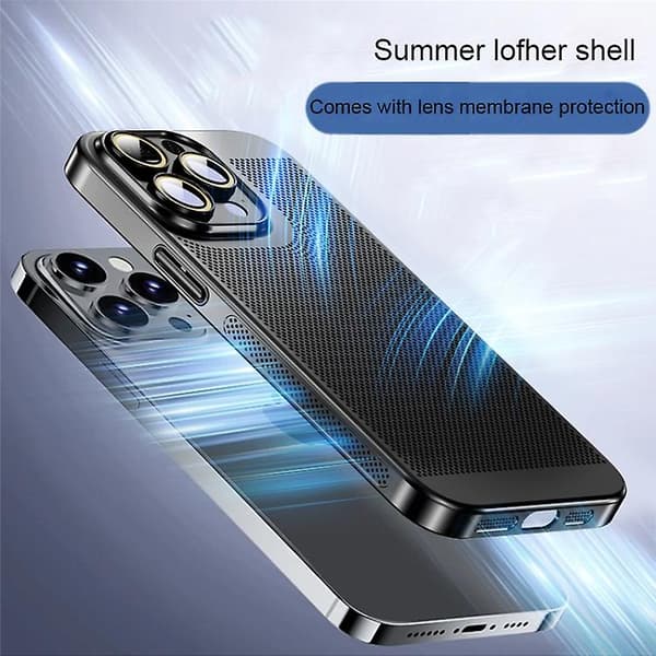 Til iPhone 13 Ice Sense Varmeafledning Galvanisering PC Telefoncover