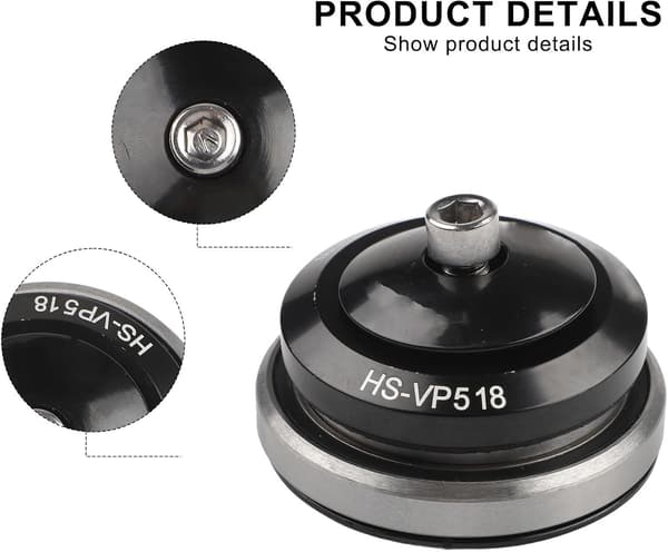 41 Headset Cykellejer, Perfekt Koniske og Lige Rør 852mm Aluminiumslegering med Dobbelt til
