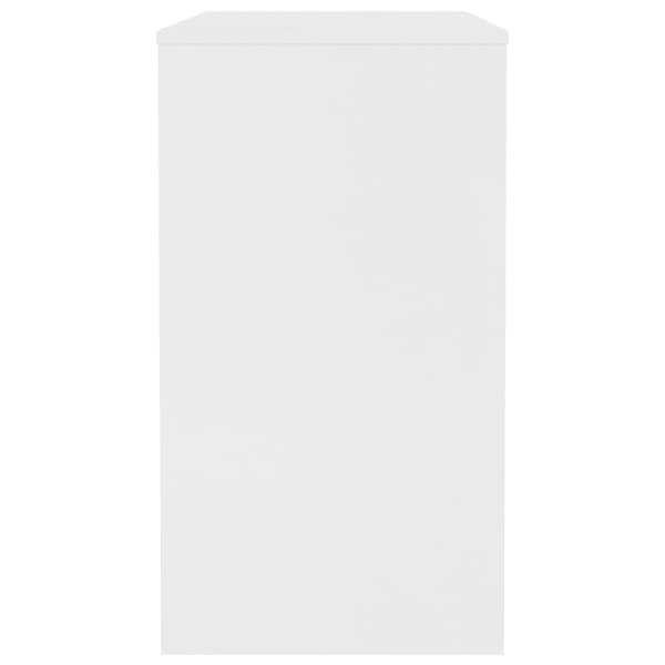 vidaXL Skrivebord hvit 90x40x72 cm konstruert tre Hvit Vit