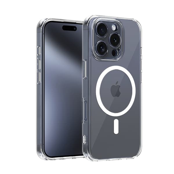 iPhone 16 Pro - Silikonskal - Magsafe Transparent Transparent Iphone 16 Pro