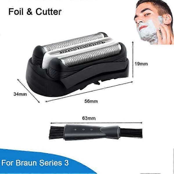 Braun Series 3 Erstatningsbarberhoved 32B - 2-pak [JUN]