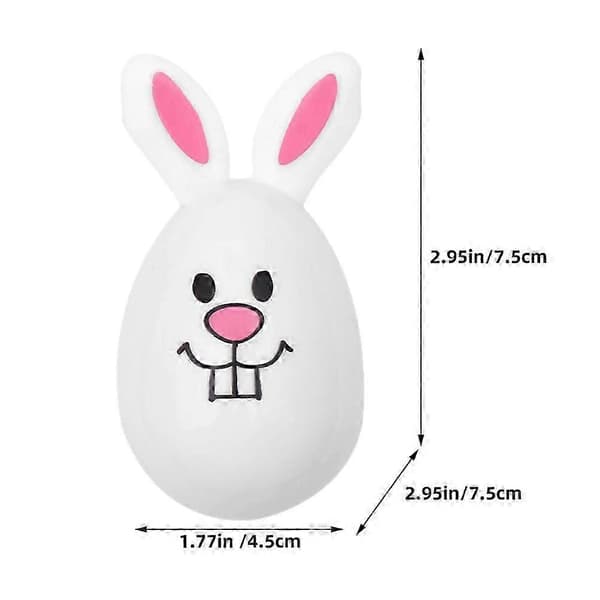 24 stk Påskeegg Ornamenter Åpningsbare Påskehare Eggformet Dekor Påskefestgaver