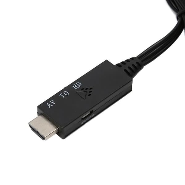 AV til HDMI-kabel, RCA til HDMI lyd-/videokonverterer, 1 m (3 fot)