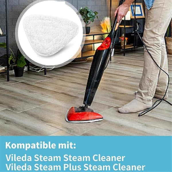 Erstatningsmoppputer for dampmopp, kompatible med PureSteam ThermaPro 211 10-i-1 dampmopprenser 8-pakning