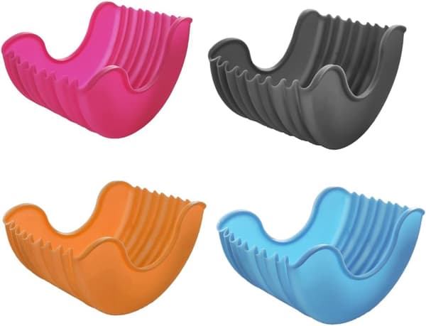 4 stk. Burger Clips til kontaktløs og faldsikker Burger Fixing Box Tray