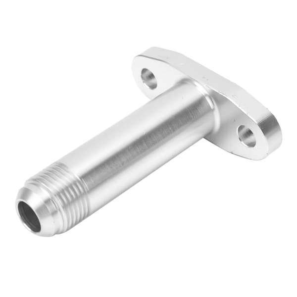 10AN Turbo Afløbsfitting Oliereturflangeadapter Bung Adapterstik Passer til T3/T4/T04B/T04E