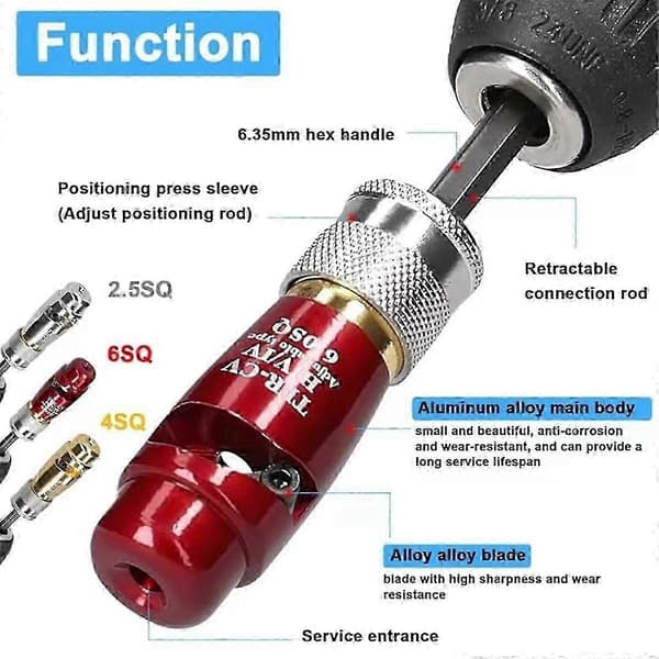 Wire Stripping Tool, Wire Stripping and Twisting Tool, Cable Stripper, Electrician