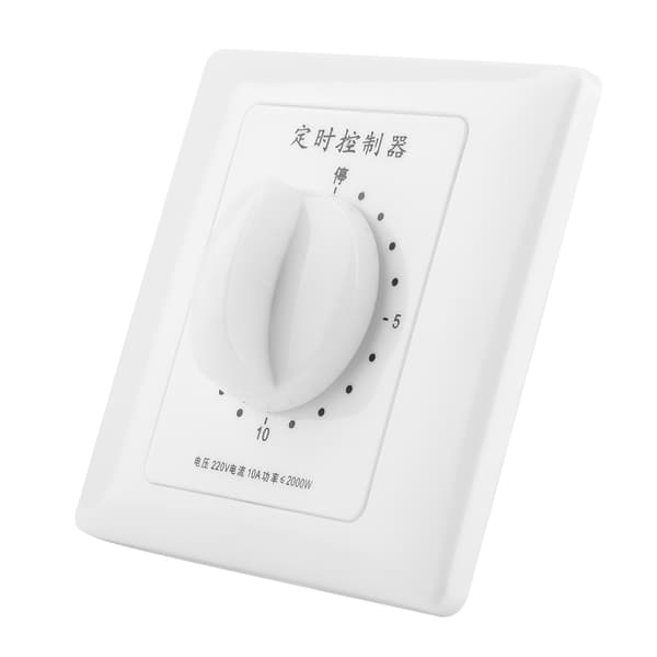 220V vannpumpe timer Mekanisk nedtelling innendørs Intelligent tidsbryter (15 minutter) 0.1 0.1