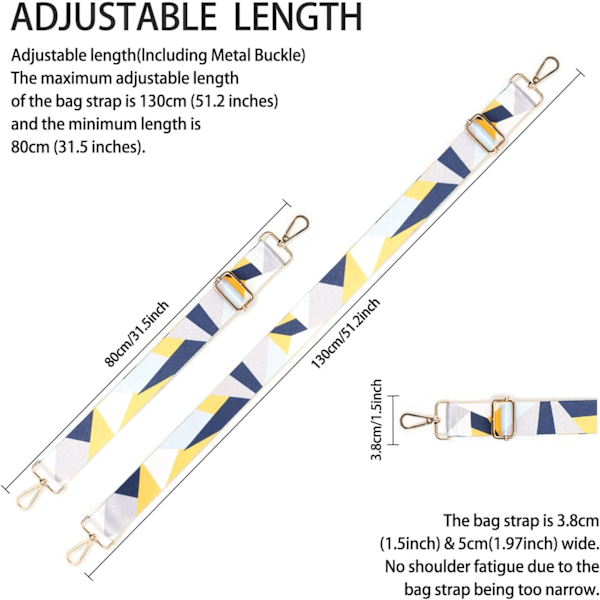 1 pc shoulder strap for bag, 3.8 cm wide shoulder strap for handbag,
