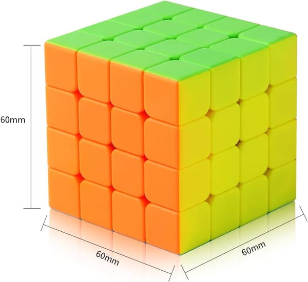 4x4 Professionel Speed Cube - Hurtig og jævn drejning - Stærk Dura