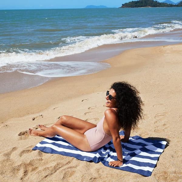 Beach Towel - Quick Dry, Sand Free - Compact, Lightweight - 100% Recycled