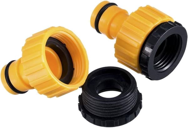 10-pack krankoppling för kranar med 1/2 \" 3/4 \" BSP-gänga 2 i 1