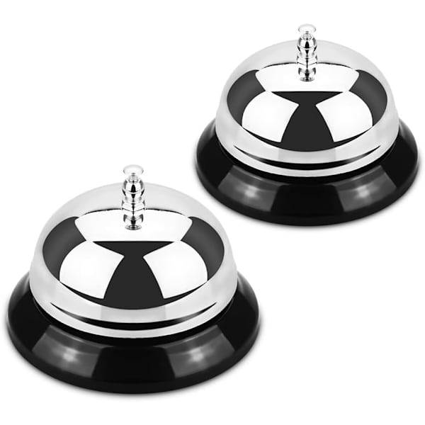 (3,35 tum diameter) (Silver) (2-pack) Klocka, Serviceklocka för