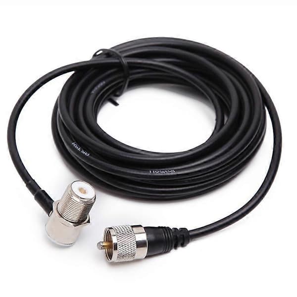 RB-400 Car Antenna Mount with 5M Cable Silver Adjustable Angle Trunk Lid Fits for QTY Mo
