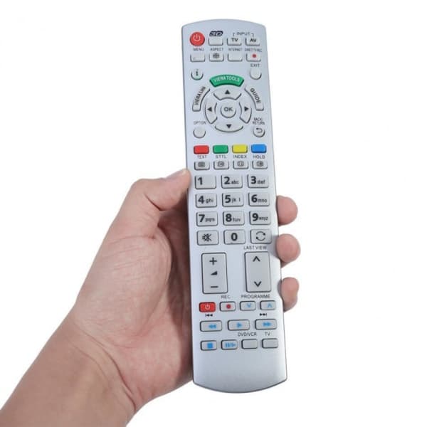Universal TV-fjernkontroll N2QAYB 3D for Panasonic Silver one si
