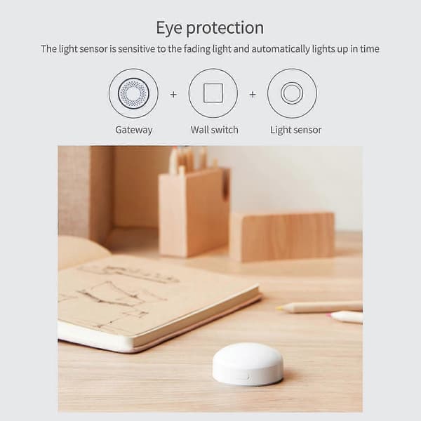 Aqara Lyssensor T1 Zigbee 3.0 Lyssensor Smart Home Lysændring Kontrolleret til Hjemmet (FMY)
