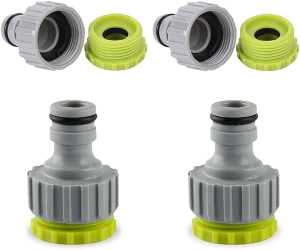Sett med 4 1/2 \" 3/4 \" 2-i-1 kranforbindelser for hagekran