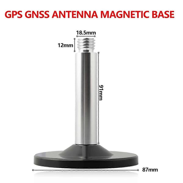 GPS GNSS-antenn magnetisk basmontering 5/8-11 gänga högprecision oxidationsbeständig adapter