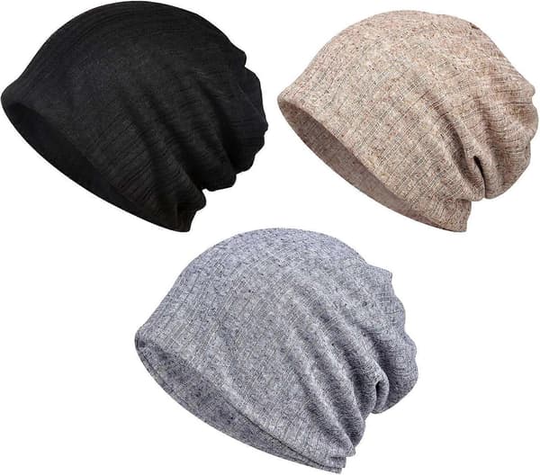 Dame Chemo Hodeplagg Lue Bomull Slouchy Beanie Lue Skjerf