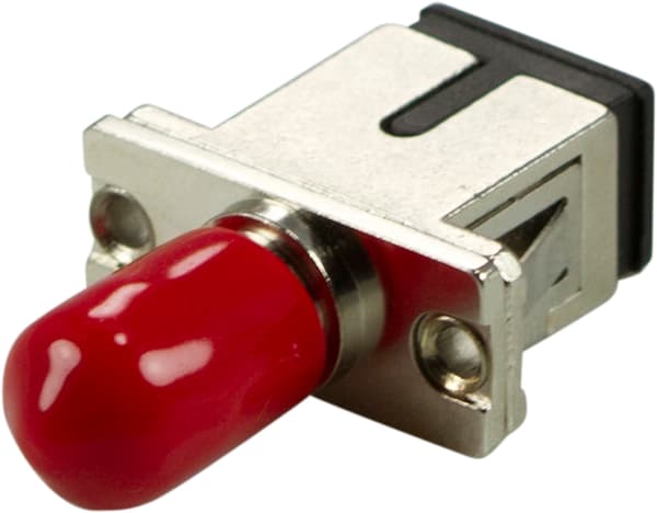 Kuituliitin snap-in, 1xSC-ST, monimuoto, simplex, metalli Silver