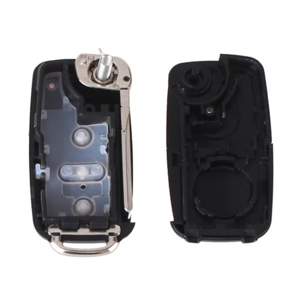 3-knaps foldbart nøglecover Golf Polo til VW Sort One Size