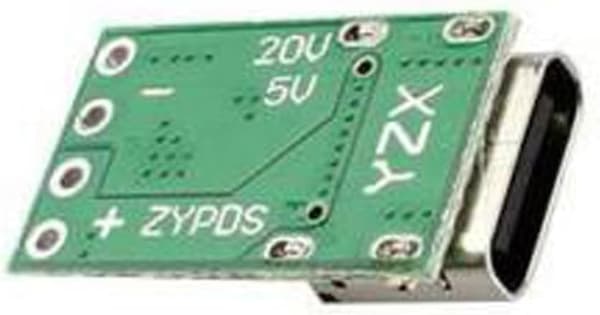 PD Trigger USB-C till DC - Ingen programmering krävs, stöder förhandling, modul för strömkonvertering 5V 9V 15V 20V kompatibilitet