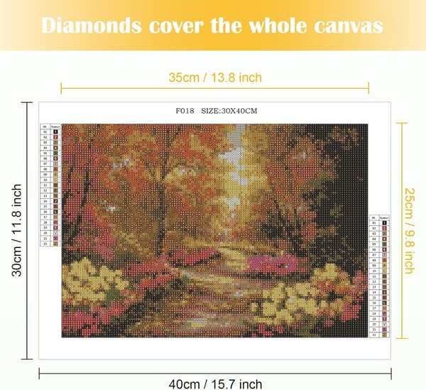DIY 5D Diamantmaling Full Square Drill Kits Diamantmaling A