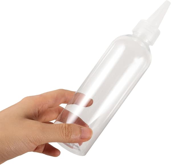 8-pakning 200 ml plastklemmedråpeflasker for reise