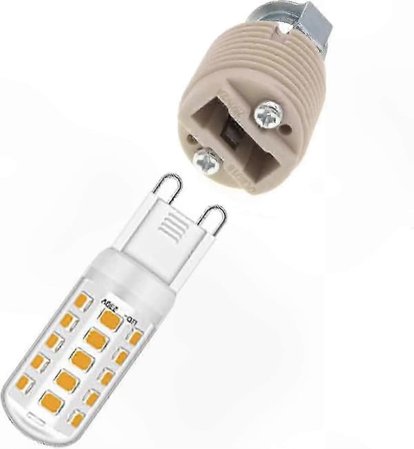 Ceramic G9 Halogen Lamp Socket with Removable Bracket and Mounting Ring for High Temperature Applications