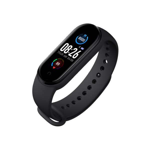 Silikoniranneke Xiaomi Mi Band 5/6 Musta