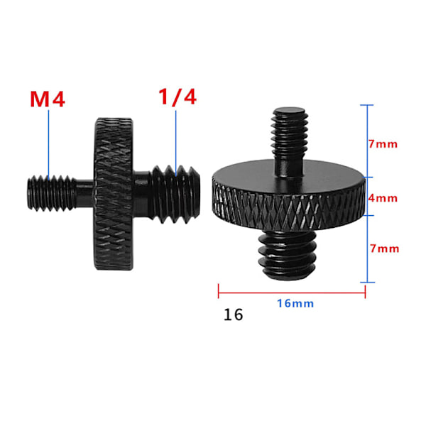 Tripod Thread Adapter 1/4\" to M10 - 5-pack M4