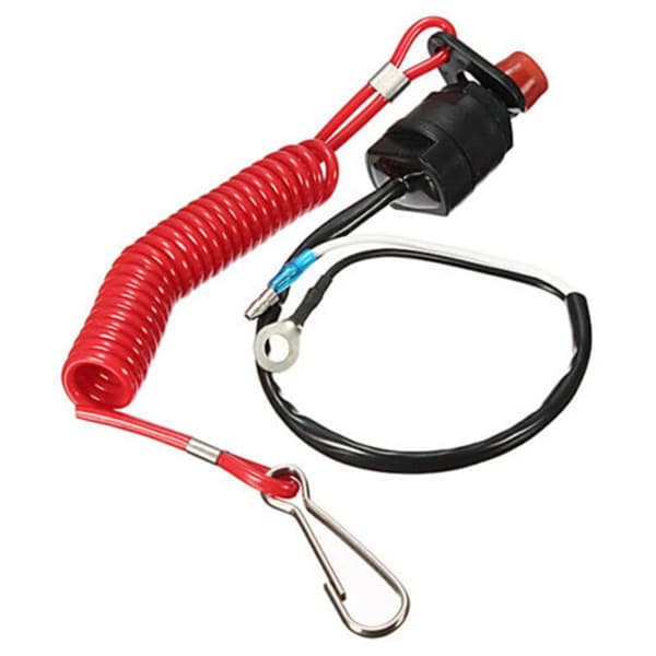 4X Boat Engine Emergency Stop Switch for / Tohatsu Kill Switch with Safety Lanyard